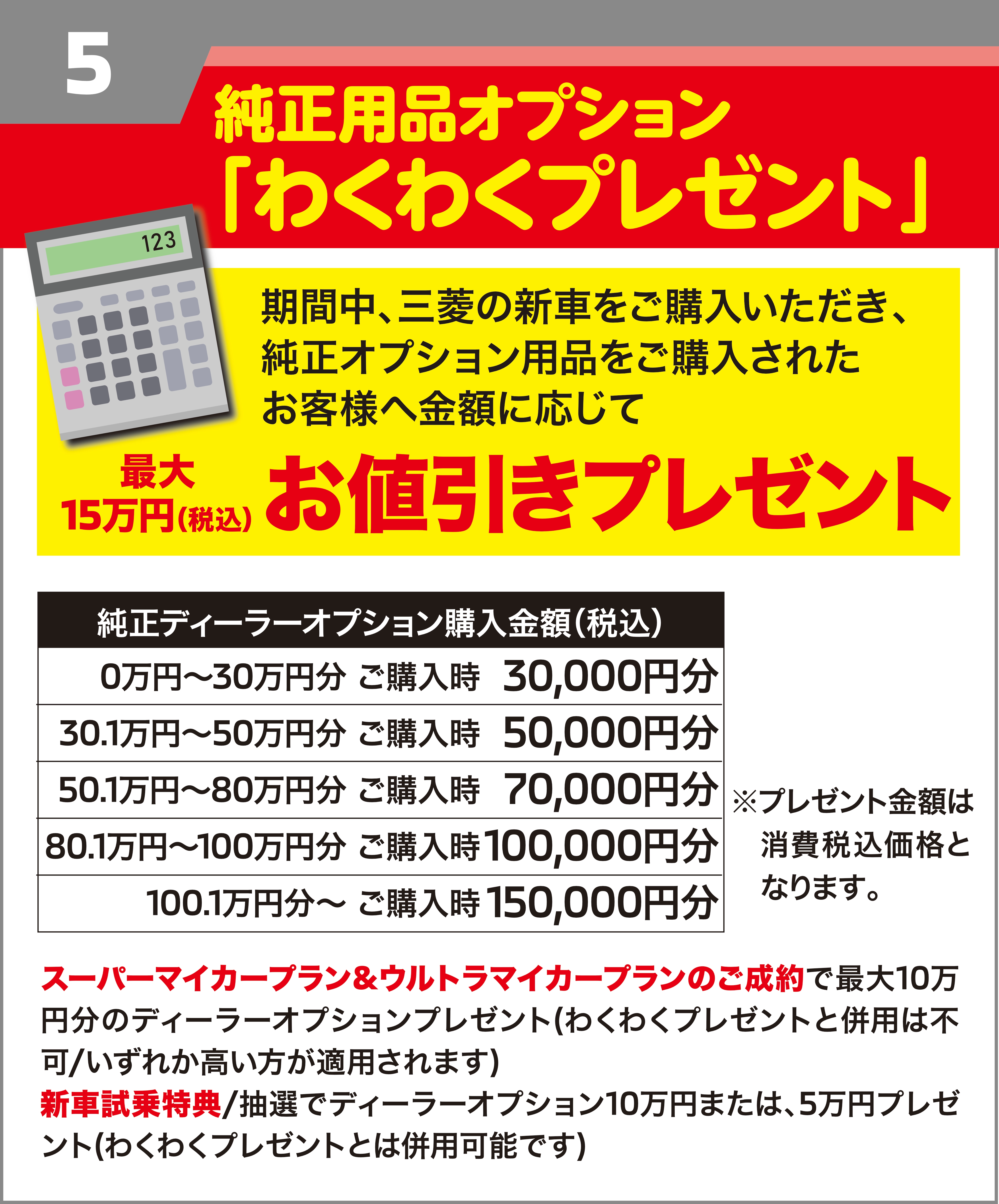 宮城三菱自動車販売 2025 初売り 限定特典 純正オプション わくわくプレゼント